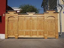 Деревянные ворота