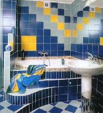 Керамическая плитка для ванной комнаты фото