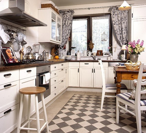 Интерьер кухни в ретро стиле фото Интерьер кухни в ретро стиле фото