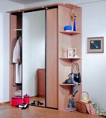Мебель в прихожую угловые и встроенные шкафы-купе фото