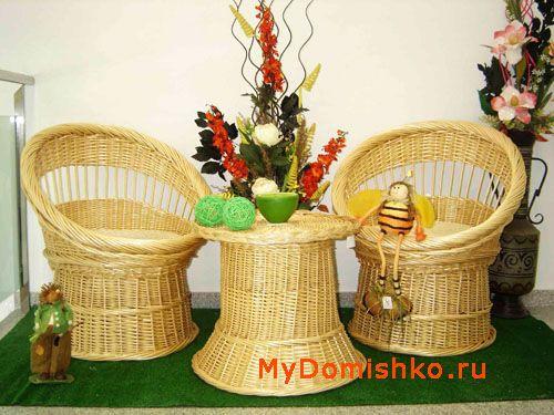 Плетеная мебель компактных размеров для дачи фото Плетеная мебель компактных размеров для дачи фото